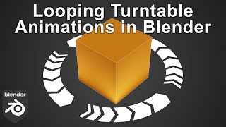 Create a Looping Turntable Animation in Blender [upl. by Lela411]