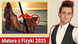 Zadania do matury z fizyki 11  Gepard poruszając się ruchem jednostajnie matura fizyka 2025 [upl. by Lu]