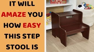 Simple Step Stool DIY  Woodworking Plans And Projects [upl. by Tressa921]