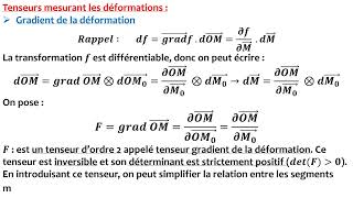 Chapitre 2 de Mécanique des Milieux Continus MMC partie 6 [upl. by Eiten]