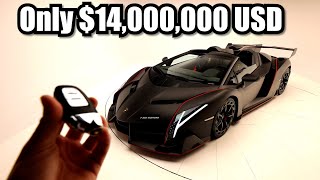 Meet the 14000000 Lamborghini Veneno Roadster [upl. by Esaertal]