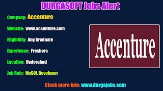 DURGASOFT Jobs Alerts  Jobs for Experienced and Freshers  18052020 [upl. by Ahsinit354]