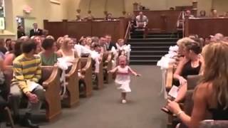 Best Flower Girl Entrance In Wedding History [upl. by Ylaek]