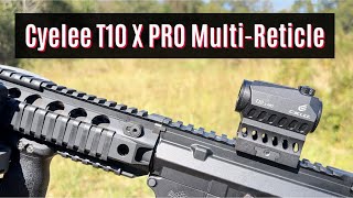 Cyelee T10 X PRO MultiReticle [upl. by Anilef]