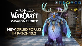 CUSTOMIZABLE Moonkins amp NEW Druid Forms Coming in Patch 102  Dragonflight [upl. by Chara]