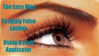 The Easy Way To Apply False Lashes Using Lash Applicator Filmed In 2008 [upl. by Colon]