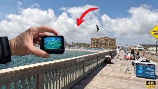 Dropped a GoPro under the Famous Deerfield Beach Fishing Pier [upl. by Liscomb400]