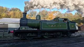 End of the shift at Grosmont MPD on the North Yorkshire Moors Railway [upl. by Olegnaleahcim50]