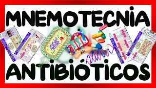 ANTIBIÓTICOS MECANISMO DE ACCIÓN  MNEMOTECNIA ANTIBIÓTICOS  GuiaMed [upl. by Ahsirkal]