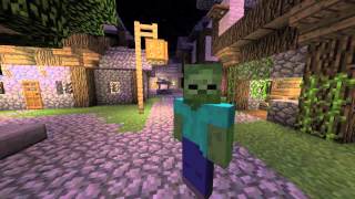 Zombie Town A Minecraft Movie  Trailer [upl. by Inverson]