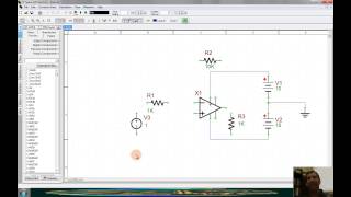 B2Spice Demo IV OpAmp [upl. by Kahler]