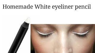 Homemade White eyeliner pencil [upl. by Aztilem749]