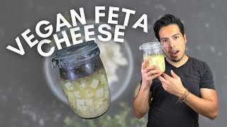 The Simplest PlantBased Feta Cheese  Vegan Recipes [upl. by Nathalia526]