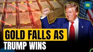 US Election 2024 Gold Prices Plunge as Trump Wins Is More Downside Ahead [upl. by Anemaj]