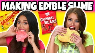 How to Make Edible Slime with Starburst Nutella Pudding and Gummy Bears Totally TV [upl. by Nnaegroeg442]