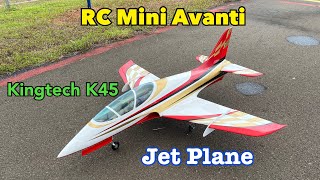 RC Plane Sebart Mini Avanti Kingtech K45 Turbine Jet [upl. by Aenotna]