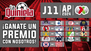 La Quiniela de la Liga MX  Jornada 11 del APERTURA 2024 [upl. by Salvay]