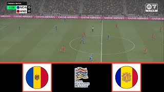 MOLDOVA VS ANDORRA  UEFA NATIONS LEAGUE 20242025  FOOTBALL LIFE 2024 [upl. by Moritz742]