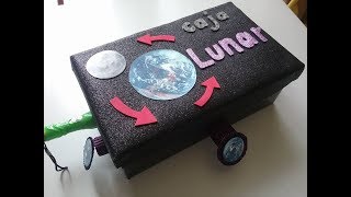 Caja lunar  observación de las fases de la luna [upl. by Anorahs]