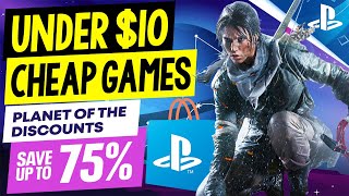 16 AMAZING PSN Game Deals UNDER 10 Planet of the Discounts SALE Great CHEAP PS4PS5 Games to Buy [upl. by Ahsirhcal80]