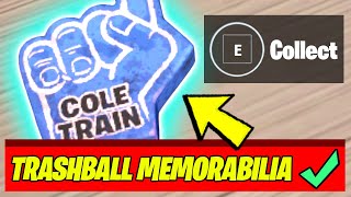 Collect TRASHBALL Memorabilia Locations Fortnite [upl. by Ardekan]