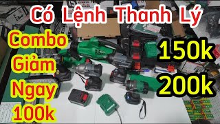 2411 Có Lệnh Thanh Lý Giảm Giá Combo Khoan Pin 100k Bao Ship ThaoHuyenHauGiang [upl. by Westney]