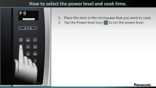 Panasonic Microwave Oven NNSE284  How to Program Manual Power amp Time Cooking [upl. by Akimad152]