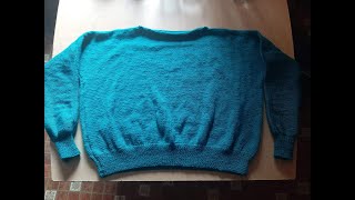 PATRON TRICOT pull ample taille 4648 [upl. by Laktasic]