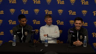 Pitt Mens Soccer  Jay Vidovich Valentin Noel amp Bertin Jacquesson  Postgame Presser vs Portland [upl. by Haven211]