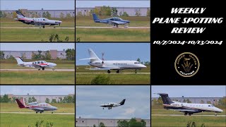 WEEKLY PLANE SPOTTING REVIEW  My Aviation Videos Posted From October 7 2024  October 13 2024 [upl. by Pucida486]