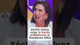 Xóchitl Gálvez vestida y alborotada se quedará sin la banda presidencial el 1 de Octubre 😁👍 [upl. by Nicolette]