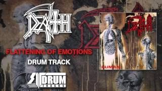 Death  Flattening of Emotions Drum Backing Track [upl. by Wanids]