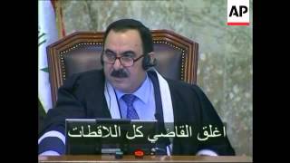 Saddam Husseins trial on Operation Anfal charges plus new bites [upl. by Immij786]