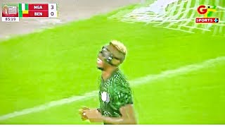 NIGERIA 30 BENIN All Goals amp Extended Highlights Victor Osimhen Ademola Lookman AFCON Q 2025 [upl. by Demahom]