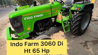 Indo Farm 3060 Di Ht 65 HP Full Detail Review New Model 2024 [upl. by Florance]