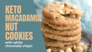 Chewy Keto White Chocolate Macadamia Cookies [upl. by Benjamin]