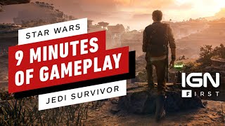 Star Wars Jedi Survivor  9 Minutes of Gameplay  IGN First [upl. by Aesoh]