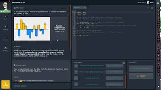 Codingame Temperatures [upl. by Magocsi]