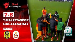 Yeni Malatyaspor 1 7  8 1 Galatasaray MAÇ ÖZETİ Ziraat Türkiye Kupası Son 16 Turu [upl. by Lymann]