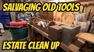 Salvaging Old Tools from an Estate  rescuing old hand tools and evaluating them for usefullness [upl. by Niawtna166]