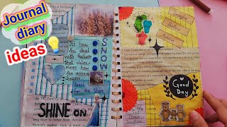 Journal Diary Ideas  My Personal Diary Tour [upl. by Bogey677]