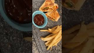 chicken roll paratha chickenrollparatha paratha chickenrecipe foryou fypシ゚viral [upl. by Wj]