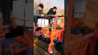 transplanter agriculturalmachinery pepper transplanter seedling transplanter workout😨 [upl. by Theresina]