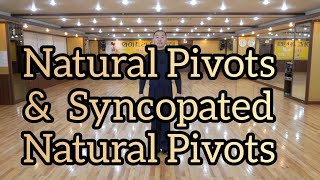 왈츠 내추럴 피봇스핀스핀 배우기Waltz Natural Pivots amp Syncopated Natural Pivots [upl. by Pooi313]