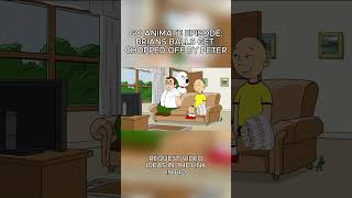 GOANIMATEMOVIE BRIANS BALLS GET CHOPPED OFF BY PETER GRIFFIN goanimate caillou funny animation [upl. by Sedgewick]