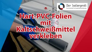 Verarbeitung von WBC Kaltschweissmittel auf HartPVCFolien [upl. by Niliak137]