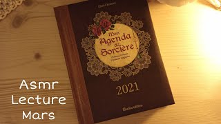 Asmr 🎙️ Mon Agenda de Sorcière 🧙‍♀️ Mars 2021 🌱 Plantes et potions 🌿 Chuchotements [upl. by Weibel542]