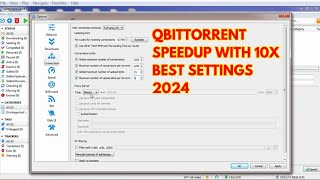 qBittorrent Speedup with 10X Best Settings 2024 Speed up your downloads how to faster qbittorrent [upl. by Simdars]