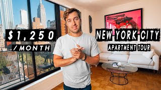 My Unbelievable 1250 New York City Apartment Tour [upl. by Casar210]