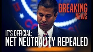 BREAKING FCC Officially Voted to Repeal Net Neutrality in 32 Vote [upl. by Yraek116]